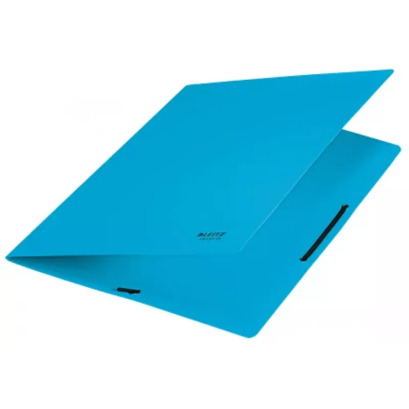 Leitz Recycle Card Folder with elastic bands, Conventional file folder, A4, Carton, Blue, Landscape/Portrait, 250 sheets
