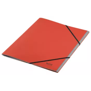 Leitz Recycle Card Divider Book, Signature folder, A4, Carton, Red, 430 g/m², Elastic band