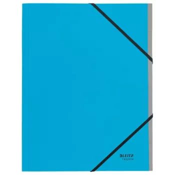 Leitz Recycle Card Divider Book, Signature folder, A4, Carton, Blue, 430 g/m², Elastic band