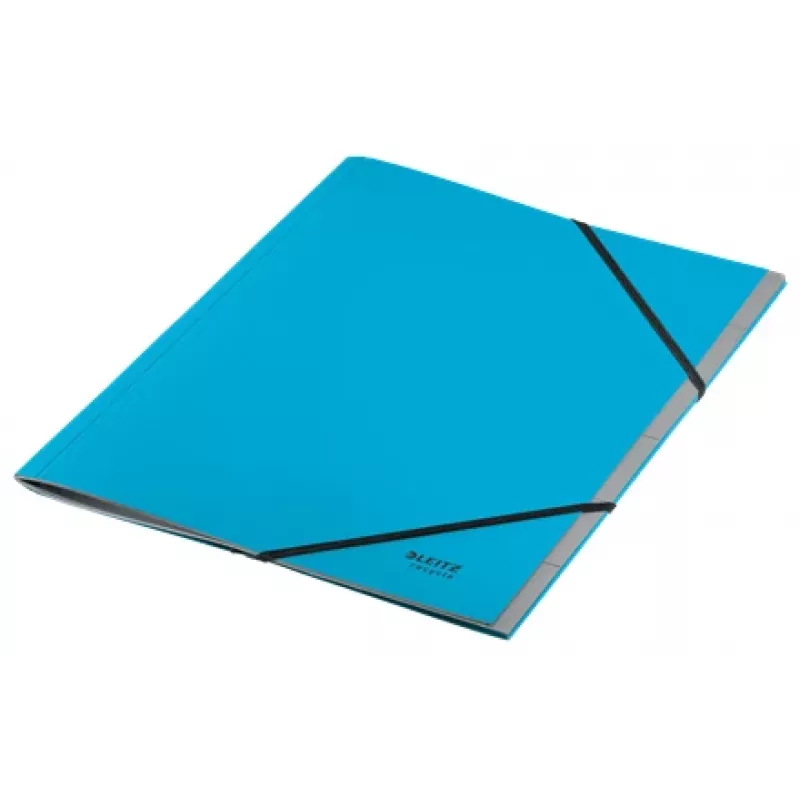 Leitz Recycle Card Divider Book, Signature folder, A4, Carton, Blue, 430 g/m², Elastic band