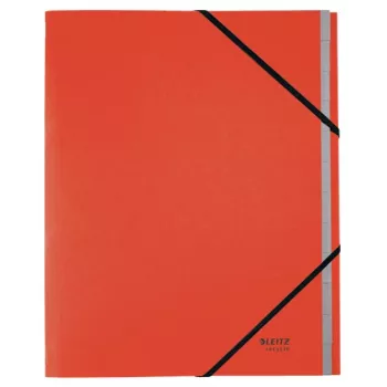 Leitz Recycle Card Divider Book, A4, Carton, Red, 430 g/m², Climate Neutral, 247 mm