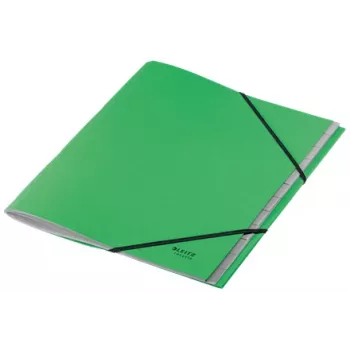 Leitz Recycle Card Divider Book, Conventional file folder, A4, Carton, Green, 430 g/m², Elastic band