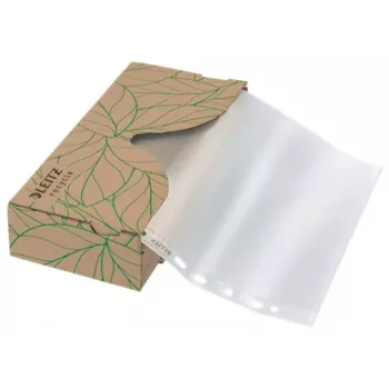 Leitz Recycle A4 Pocket Dispenser, 40 pcs, 210 x 297 mm (A4), Transparent, Polypropylene (PP), Portrait, Top, 0.07 mm