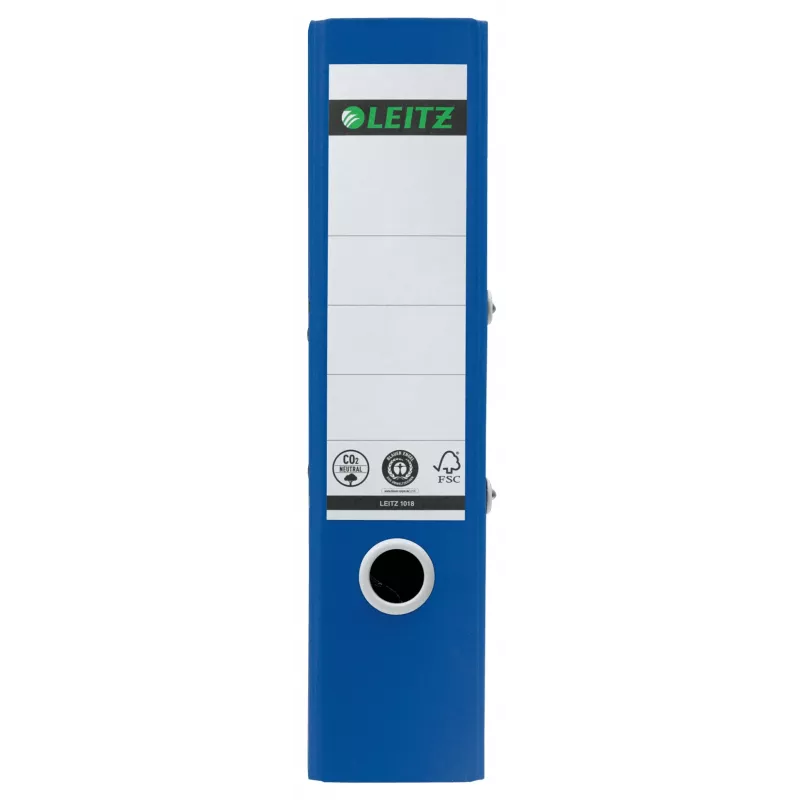 Leitz 180° Recycle Lever Arch File, A4, Round ring, Storage, Carton, Blue, Blue