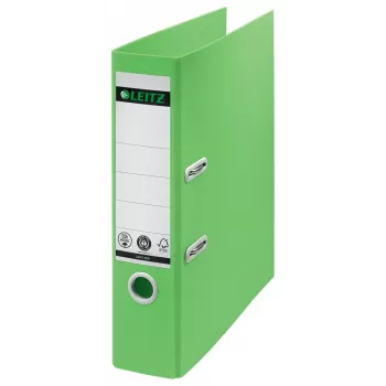 Leitz 180° Recycle Lever Arch File, A4, Round ring, Storage, Carton, Green, Green