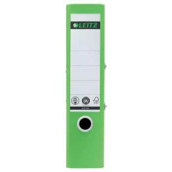 Leitz 180° Recycle Lever Arch File, A4, Round ring, Storage, Carton, Green, Green