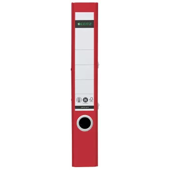 Leitz 180° Recycle Lever Arch File, A4, Round ring, Storage, Carton, Red, Red