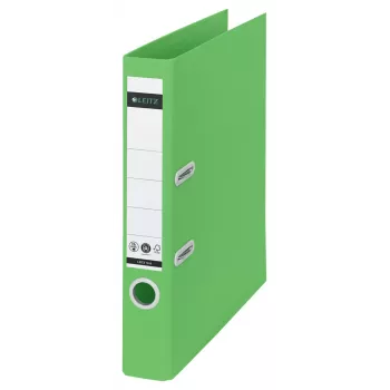 Leitz 180° Recycle Lever Arch File, A4, Round ring, Storage, Carton, Green, Green