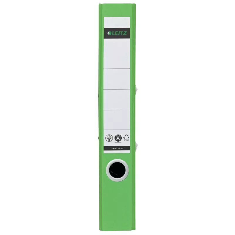 Leitz 180° Recycle Lever Arch File, A4, Round ring, Storage, Carton, Green, Green
