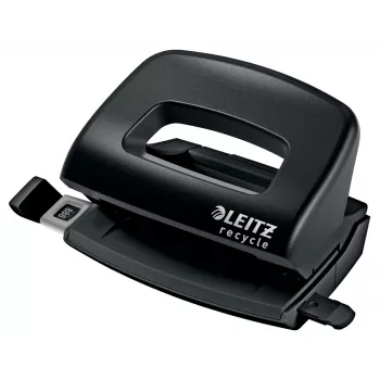 Leitz NeXXt Recycle Mini Hole Punch, 10 sheets, Black, Plastic, 8 cm, 5.5 mm, A4