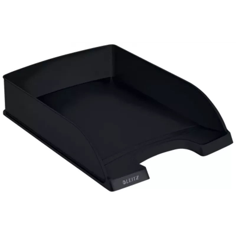 Leitz Recycle Letter Tray, Plastic, Black, A4+, A4, A4+, 1 drawer(s), 255 x 70 x 357 mm