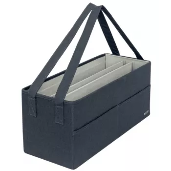 Leitz Fabric Hot Desking Work Bag, Fabric, Monochromatic, Fabric, Zipper, Unisex, 465 mm