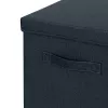Leitz Fabric Storage Box with lid large, pack of 2, Grey, Fabric, 330 mm, 380 mm, 325 mm, 1.24 kg