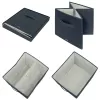 Leitz Fabric Storage Box with lid large, pack of 2, Grey, Fabric, 330 mm, 380 mm, 325 mm, 1.24 kg