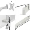 Leitz Ergo Space Saving Dual Monitor Arm, Clamp/Grommet, 18 kg, 43.2 cm (17 inch), 81.3 cm (32 inch), 100 x 100 mm, Grey