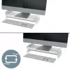Leitz Ergo Adjustable Monitor Stand, Freestanding, 68.6 cm (27 inch), Height adjustment, Grey