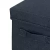 Leitz Fabric Storage Box with lid small, pack of 2, Storage box, Blue, Rectangular, Fabric, Monochromatic, Fabric