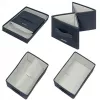 Leitz Fabric Storage Box with lid small, pack of 2, Storage box, Blue, Rectangular, Fabric, Monochromatic, Fabric