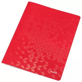 Leitz Flat File Card/Board WOW A4, Conventional file folder, A4, Carton, Red, Landscape/Portrait, 60 sheets