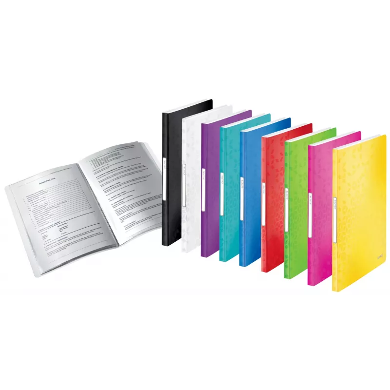 Leitz Display Book WOW PP 40 pockets, Red, Polypropylene (PP), 40 pockets, A4, 231 mm, 16 mm