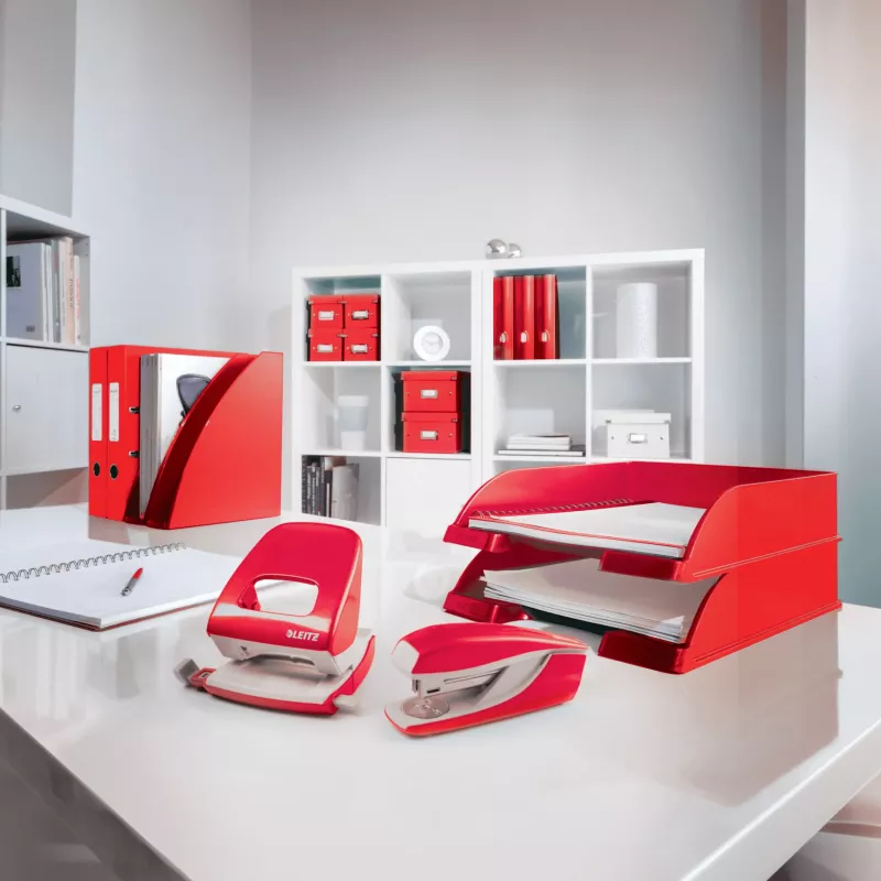 Leitz Magazine file WOW, Red, Plastic, A4, 75 mm, 258 mm, 312 mm