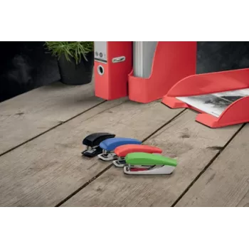 Leitz NeXXt Recycle Mini Stapler, 10 sheets, Red, Standard clinch, Plastic, 80 g/m², 3.5 cm