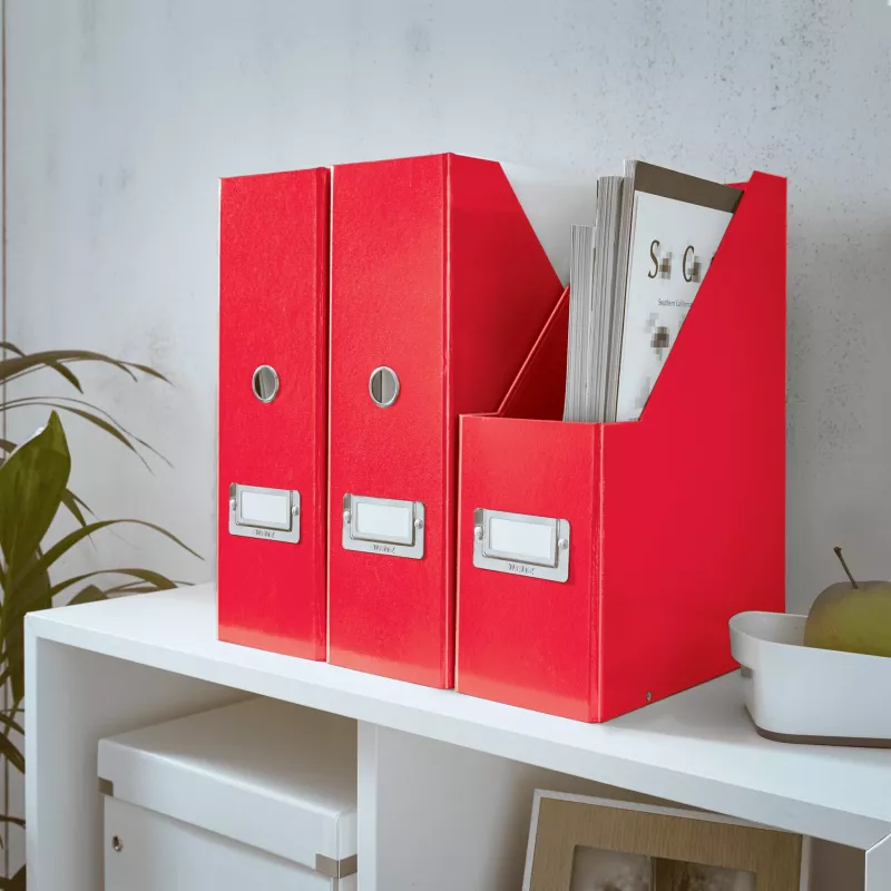 Leitz Click & Store WOW Magazine File, Red, Carton, 103 mm, 253 mm, 330 mm, 95 x 245 x 310 mm