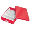 Leitz Click & Store WOW Medium Organiser Box, Storage box, Red, Rectangular, Carton, Monochromatic, Indoor