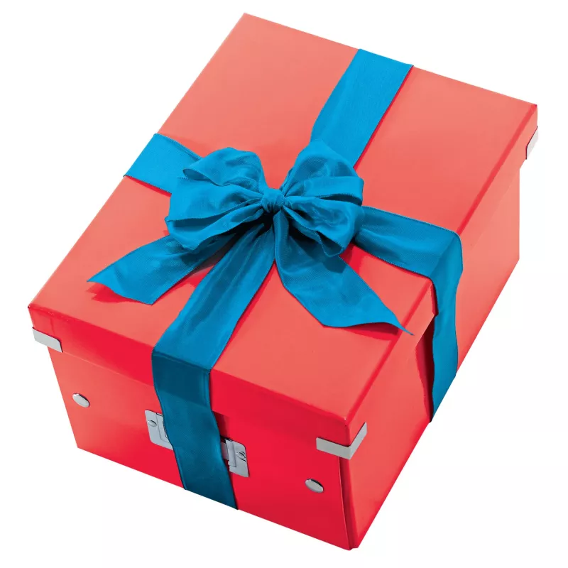 Leitz Box Click & Store WOW Cube Large Storage Box, Storage box, Red, Rectangular, Carton, Monochromatic, Indoor
