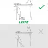 Leitz Ergo Adjustable Desk Foot Rest, 80% recycled plastic, Grey, Recycled plastic, 34 cm, 42 cm, 340 mm, 420 mm