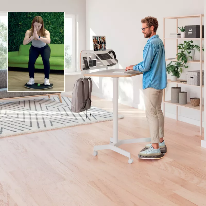 Leitz Ergo Active Balance Board, Balance board, Dark Grey, 200 kg, -14 - 14°, 540 mm, 310 mm