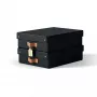 Leitz Puro Storage Box with lid, medium low, 8L, 100% recycled card, pack of 2