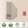Leitz Puro Magazine File, 100% recycled card, pack of 2, Beige, Carton, 100 mm, 260 mm, 310 mm, 310 g