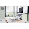 Leitz Ergo Aluminium Ultra-Flat Adjustable Laptop Stand, Laptop & tablet arm, Dark Grey, Aluminium, 25.4 cm (10 inch), 43.2 cm (17 inch), 25.4 cm (10 inch)