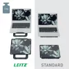 Leitz Ergo Aluminium Ultra-Flat Adjustable Laptop Stand, Laptop & tablet arm, Dark Grey, Aluminium, 25.4 cm (10 inch), 43.2 cm (17 inch), 25.4 cm (10 inch)