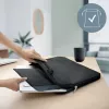 Leitz Ergo Aluminium Ultra-Flat Adjustable Laptop Stand, Laptop & tablet arm, Dark Grey, Aluminium, 25.4 cm (10 inch), 43.2 cm (17 inch), 25.4 cm (10 inch)