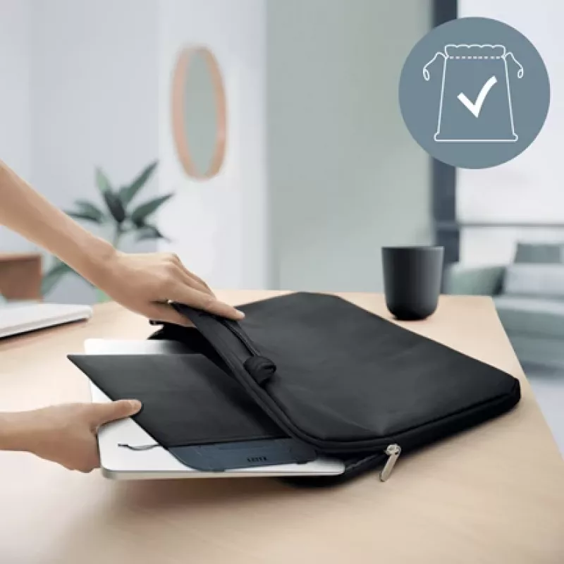 Leitz Ergo Aluminium Ultra-Flat Adjustable Laptop Stand, Laptop & tablet arm, Dark Grey, Aluminium, 25.4 cm (10 inch), 43.2 cm (17 inch), 25.4 cm (10 inch)