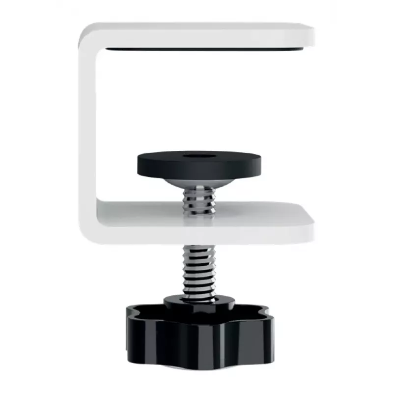 Leitz Ergo Small Pegboard Desk Organiser, 42x25 cm, MDF, Recycled plastic, Rubber, White, Clamp mount, Letter, Paper, Picture, 450 x 61 x 330 mm, 450 mm