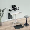 Leitz Ergo Small Pegboard Desk Organiser, 42x25 cm, MDF, Recycled plastic, Rubber, White, Clamp mount, Letter, Paper, Picture, 450 x 61 x 330 mm, 450 mm