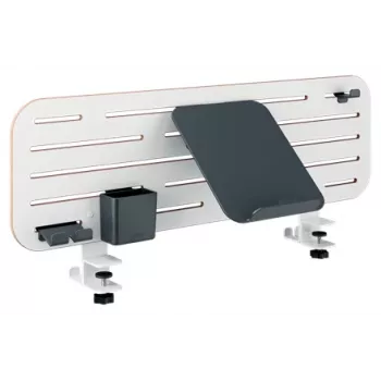 Leitz Ergo Pegboard Desk Organiser with laptop holder, 80x25 cm
