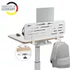 Leitz Ergo Pegboard Desk Organiser with laptop holder, 80x25 cm