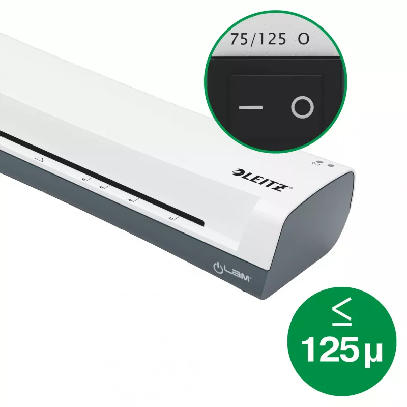 Leitz iLAM Home 4-in-1 A4 Laminator Set, 24 cm, Hot laminator, 300 mm/min, 0.4 mm, A4, 100 µm