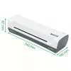Leitz iLAM Home 4-in-1 A4 Laminator Set, 24 cm, Hot laminator, 300 mm/min, 0.4 mm, A4, 100 µm