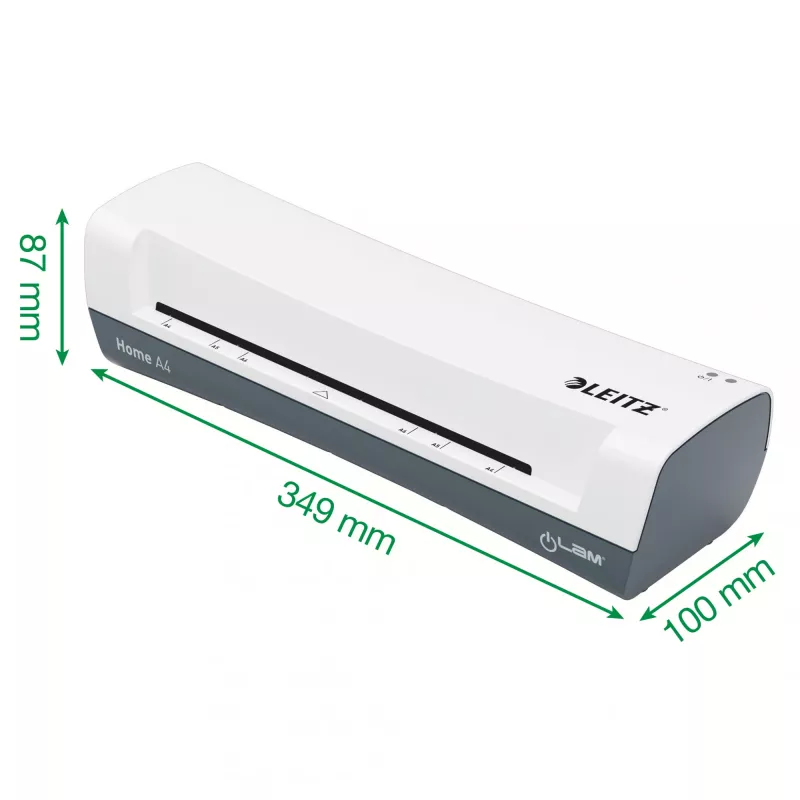 Leitz iLAM Home 4-in-1 A4 Laminator Set, 24 cm, Hot laminator, 300 mm/min, 0.4 mm, A4, 100 µm
