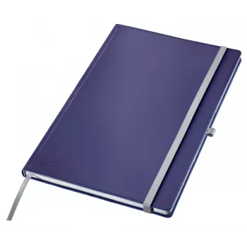 Leitz Style Notebook A4 squared with hardcover, Monochromatic, Blue, A4, 80 sheets, 100 g/m², Squared paper