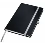Leitz Style Notebook A5 ruled with hardcover, Monochromatic, Black, A5, 80 sheets, 100 g/m², Lined paper