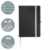 Leitz Style Notebook A5 ruled with hardcover, Monochromatic, Black, A5, 80 sheets, 100 g/m², Lined paper