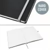 Leitz Style Notebook A5 ruled with hardcover, Monochromatic, Black, A5, 80 sheets, 100 g/m², Lined paper