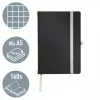 Leitz Style Notebook A5 squared with hardcover, Monochromatic, Black, A5, 80 sheets, 100 g/m², Squared paper