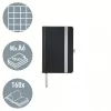 Leitz Style Notebook A6 squared with hardcover, Monochromatic, Black, A6, 80 sheets, 100 g/m², Squared paper